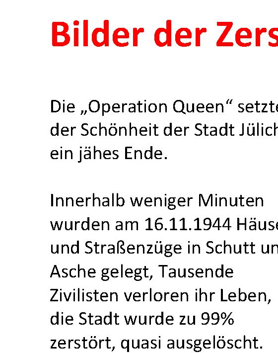 Dorfgemeinschaft Tetz Luftbild Operation Queen